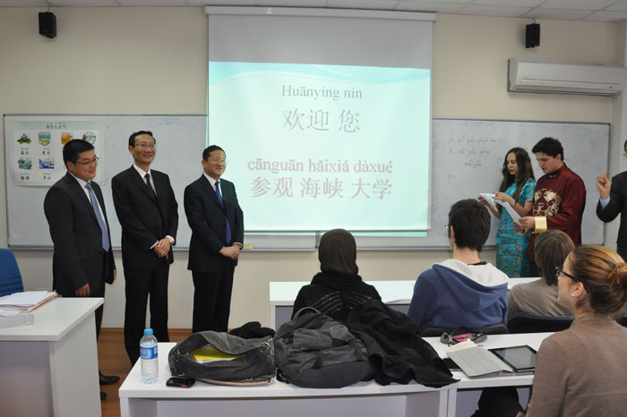 黄有方校长陪同薛明扬主任考察土耳其海峡大学孔子学院 黄有方校长陪同薛明扬主任考察土耳其海峡大学孔子学院