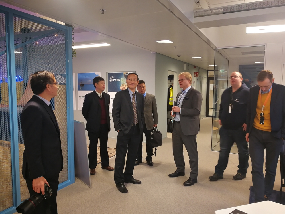 参观瓦锡兰集团总部工作室