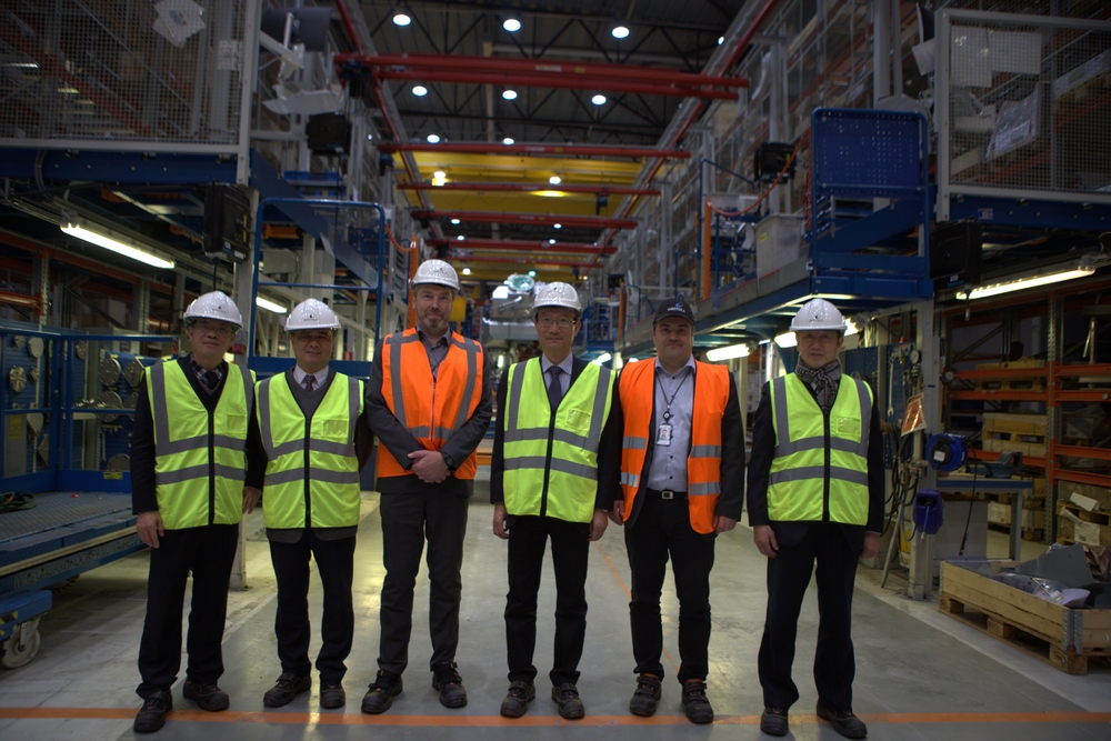 参观瓦锡兰集团瓦萨工厂生产线