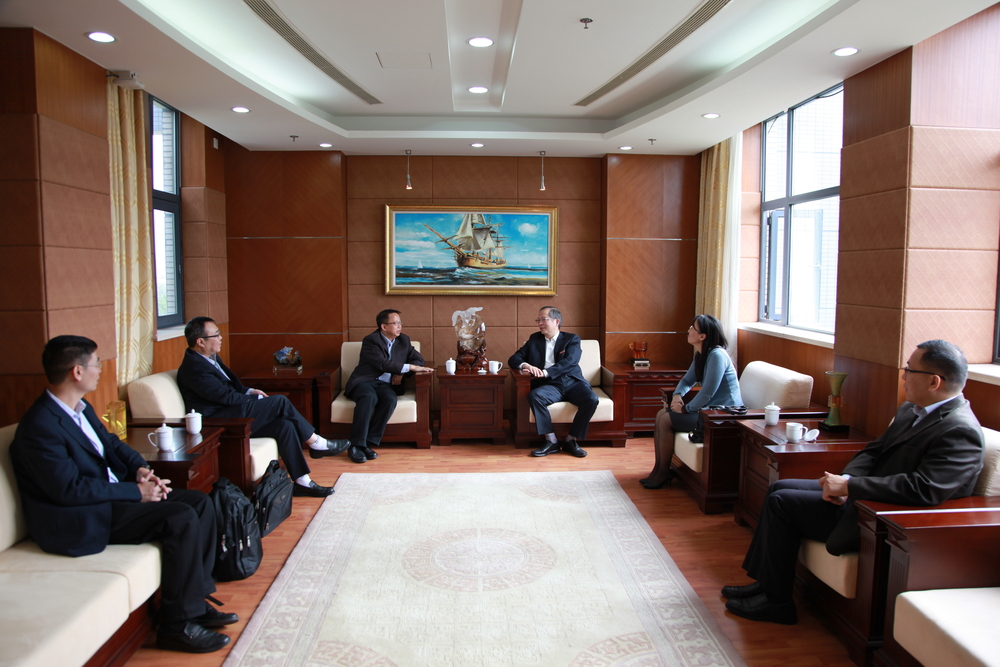 於世成书记会见林健副总裁一行 於世成书记会见林健副总裁一行